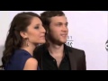 Phillip phillips and hannah blackwell at american music awards 2012