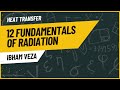 Radiation Heat Transfer in Heat Transfer | Fundamentals of Radiation Lecture