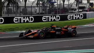 F1 23 Mclaren F1 24 Broadcast hotlap @Abu Dhabi