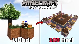 100 Hari di Minecraft tapi Pulau Melayang