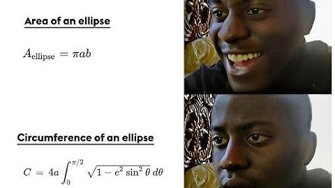 Deriving the formula for area and circumference of ellipse