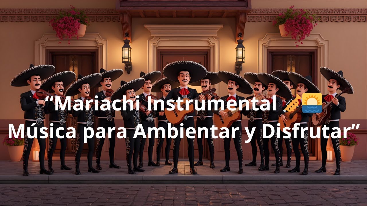 “Mariachi Instrumental 🎺🌅 Música para Ambientar y Disfrutar”