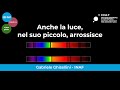 Anche la luce nel suo piccolo arrossisce