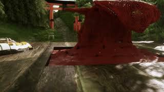 Pana Waves (X-particles & Octane particle simulation test)