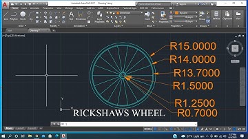 AutoCAD Tutorial making Bicycle wheel - Redesign Engineering