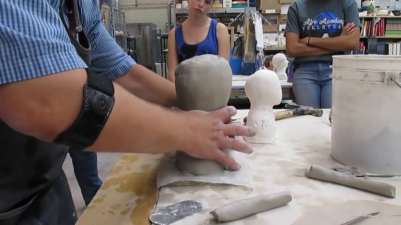 Bust sculpture with simple armature tutorial