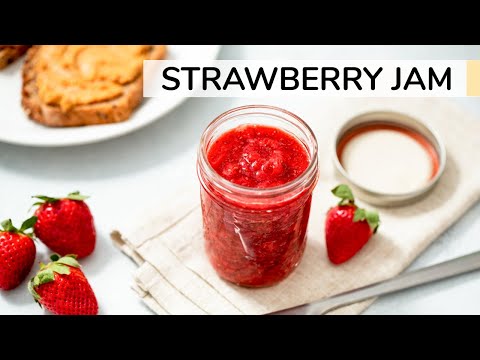 HOW TO MAKE STRAWBERRY JAM | healthy, homemade chia seed jam