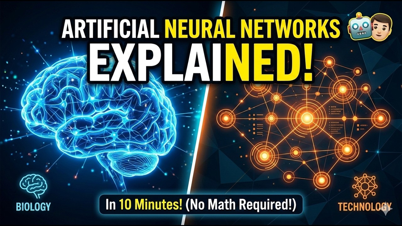 Artificial Neural Networks Explained in 10 Minutes (No Math Required ...