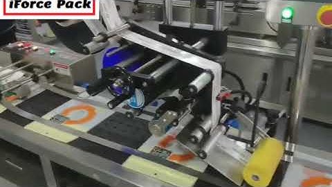 Automatic empty premade bag pouch paging dispensing top labeling machine high speed