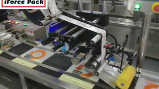 Automatic empty premade bag pouch paging dispensing top labeling machine high speed