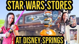 STAR WARS STORES at DISNEY SPRINGS | Galactic Outpost & Trading Post | Walt Disney World Shopping