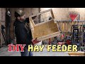 DIY Hay Feeder For Goats or Sheep