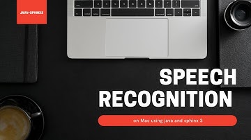 Speech Recognition on Mac OS X using Java and Sphinx 4