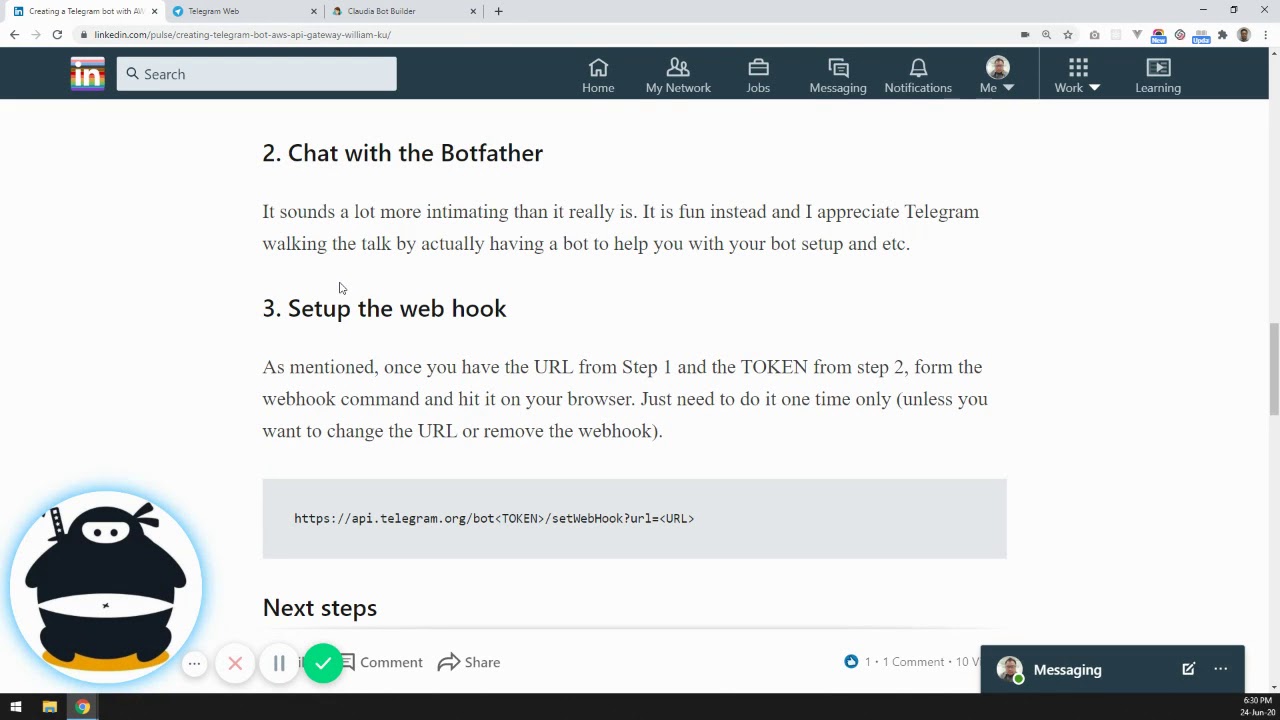 Chat bot api