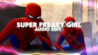 super freaky girl edit audio (he wanna f-r-eee-a-k) - nicki minaj [audio edit] Resimi