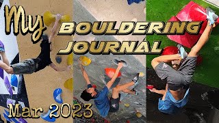 My Bouldering Journal Mar 2023 Bangkok Kuala Lumpur