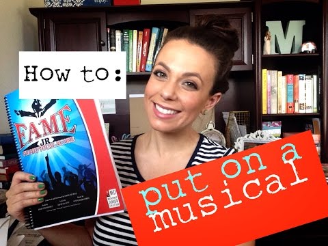 how to put on a middle school musical {part 1}