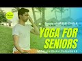 Simple chair yoga for seniors and elderly with meditation i hindi l vaibhav parashar