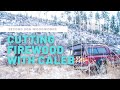 Cutting Firewood with Caleb in Backcountry Montana Mountains