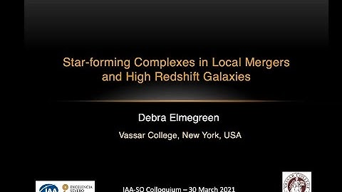 Dr- Debra Elmegreen: Star-forming Complexes in Local Mergers and High Redshift Galaxies
