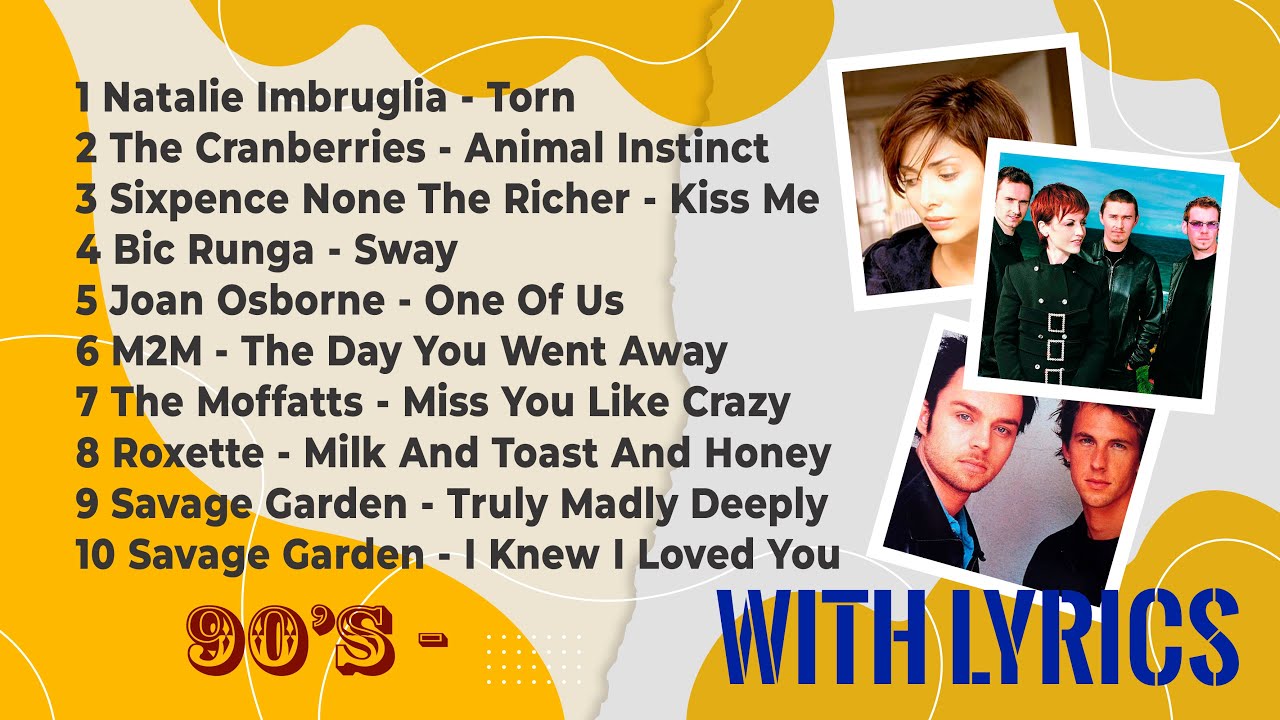 90's - hits dengan lirik