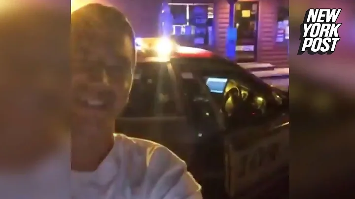 Idiot livestreams himself stealing a cop car