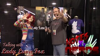 Notes and Nerds talking with Lady Luna Fox | Smallville Con 2019