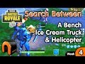 Fortnite Bench Ice Cream Truck Helicopter