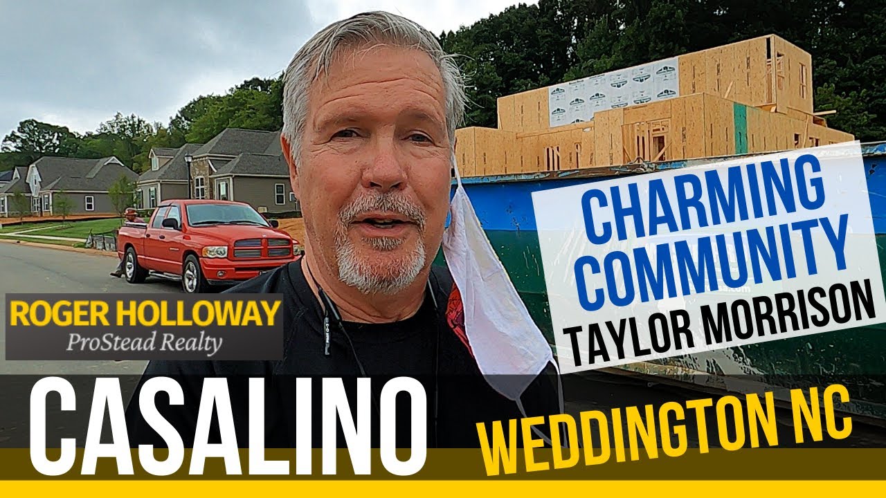 Walking and Talking Casalino [Taylor Morrison - Weddington NC] - YouTube