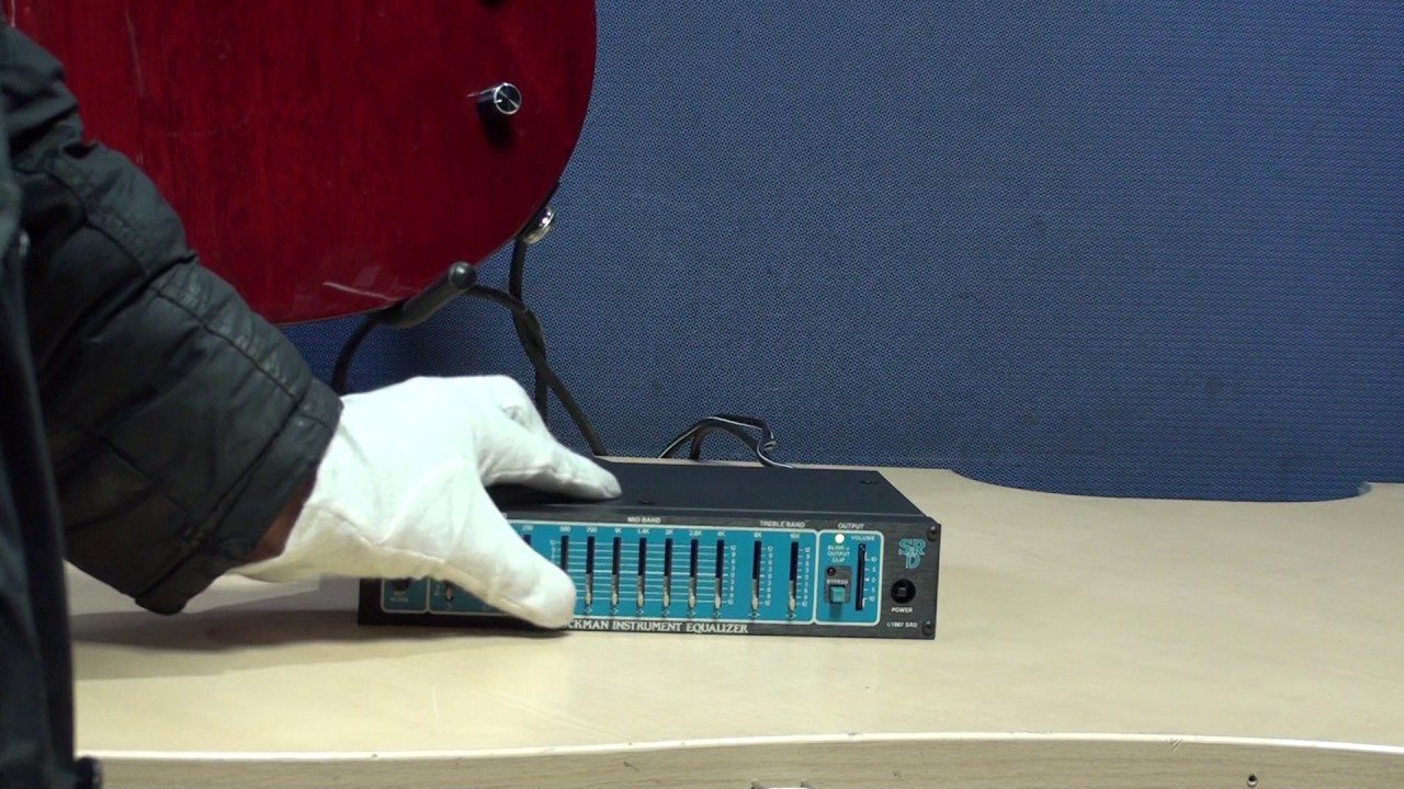 Y655 SRD SR&D ROCKMAN INSTRUMENT EQUALIZER 1987 エレキギター ベース イコライザー プリアンプ レア ロックマン 中古 価格 販売 通販