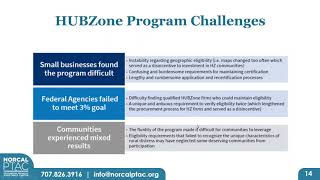 Gain Access to Federal Contracts with HUBZone