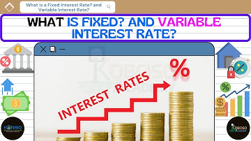 What is a Fixed Interest Rate? What is a Variable Interest Rate? Af-Somali  #kobciso_academy