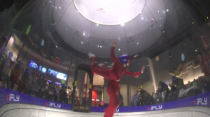Elise Fuller low flight - iFly Concord
