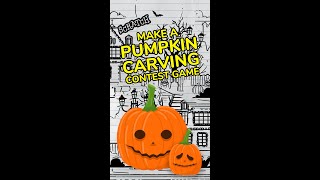 Make Your Own Halloween Game! Scratch Pumpkin Carving Contest Game Tutorial