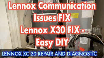 LENNOX variable speed HVAC Communication Issue Fix - Error Code Diagnostics