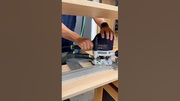 Using the mfs400 #woodworking #wooddesigner #wood #woodscraft #festool #router #cabinet #diy