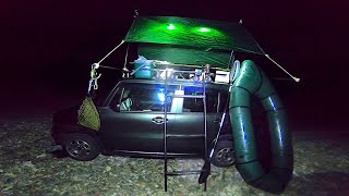伊勢海老を車の上で食べてパックラフトで川下りしたよ! 伊勢海老を車の上で食べてパックラフトで川下りしたよ!