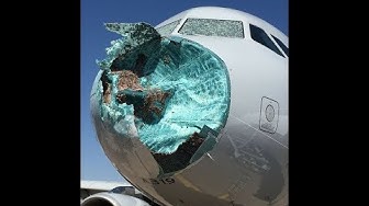 American Flight Makes Emergency Landing After Hail Storm Shatters Windshield | AVIATION NEWS