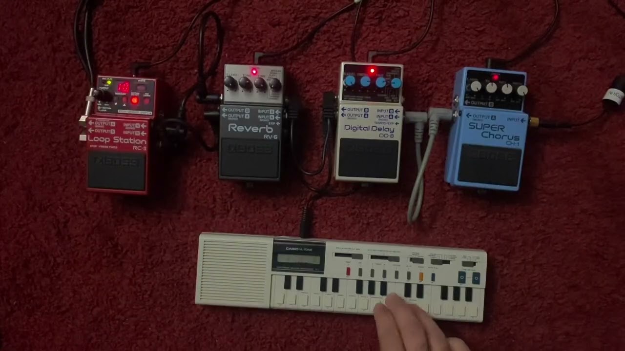 Casio VL-1: Dark Ambient Live Looping w/effect pedals