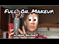 Friday Funday! Full on makeup Hard Candy Monochromatic Eyeshadows and Amazon Brushes over 40 makeup