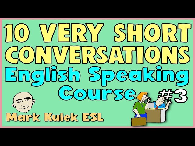 Télécharger gratuitement Images 10 Very Short English Conversations Set 3 Speaking Practice actualisé salutations