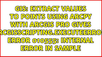 Extract Values To Points using ArcPy with ArcGIS Pro gives arcgisscripting.ExecuteError: ERROR...