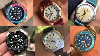 TWO SEIKOS, ONE ROLEX BUBBLEBACK & AN OMEGA SEAMASTER | COLLECTION REVIEW