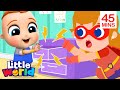 Super Teacher to the Rescue! | Dangers At The Daycare | Little World Kids Songs