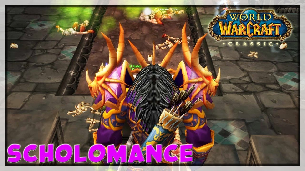 Scholomance boss fights, WoW Classic - YouTube