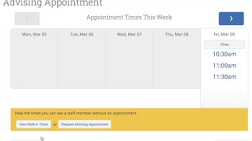 It Is EASY to Schedule An Advising Appointment Now!