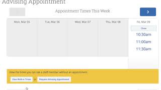 It Is EASY to Schedule An Advising Appointment Now!