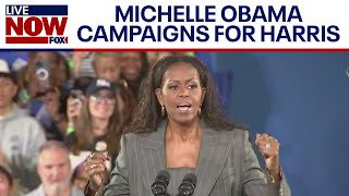Michelle Obama campaigns for Harris in Pennsylvania | LiveNOW from FOX