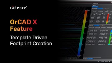 Template Driven Footprint Generation | OrCAD X