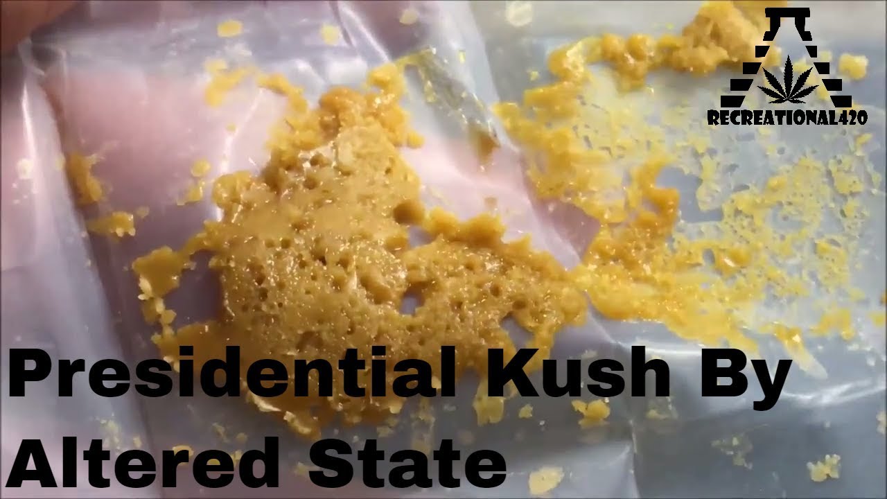 Recreational Cannabis Review of Presidential Kush Crumble By Altered State